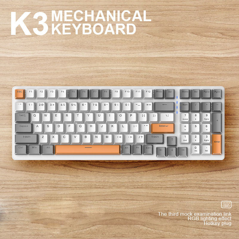 Plastic Mechanical Keyboard For Computer - Gadget Garb