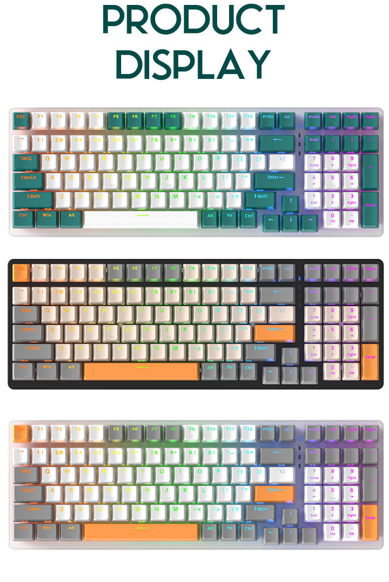 Plastic Mechanical Keyboard For Computer - Gadget Garb