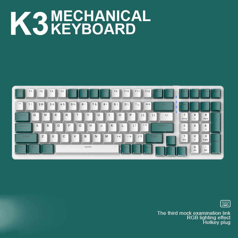 Plastic Mechanical Keyboard For Computer - Gadget Garb