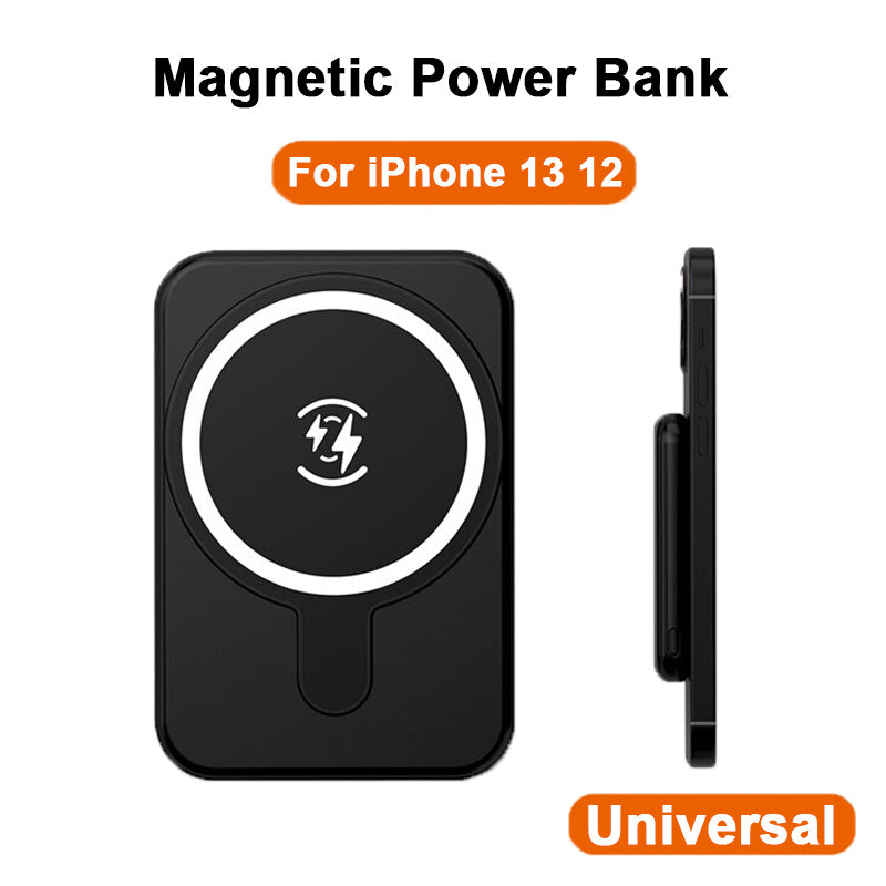 Mini Magnetic Power Bank 5000mAh Wireless - Gadget Garb